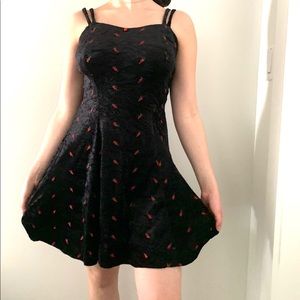 Reformation Vintage* black velvet dress